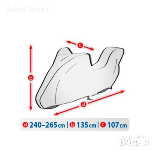 Покривало за мотор, размер XL, снимка 4 - Аксесоари и консумативи - 49868379