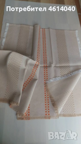 Ленена покривка за маса 108х74 см, снимка 2 - Покривки за маси - 52586698