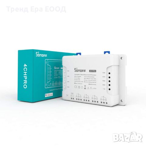 SONOFF 4CH PRO смарт WiFi реле, снимка 1 - Друга електроника - 46597564