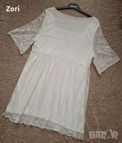 РАЗКОШНА снежнобяла дантелена рокля ХЛ/2ХЛ/3ХЛ размер , снимка 9 - Рокли - 46103629