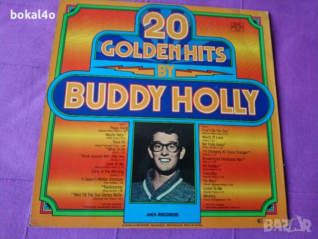 Buddy Holly - 20 golden hits, снимка 2 - Грамофонни плочи - 45835420