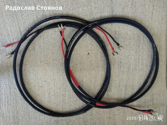 Кабел за тонколони DH Labs Silver Sonic T-14, 2m Pair with Spades