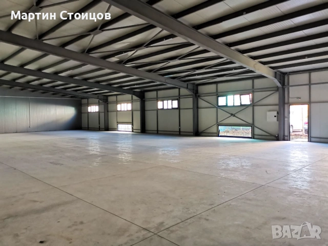 Отдавам халета под наем 2х450 и 1900 кв.м, снимка 5 - Складове - 53789055