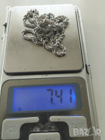 сребърна верижка , снимка 3 - Бижутерийни комплекти - 53756127