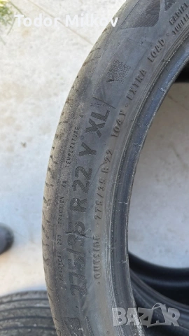 Continental EcoContact 6 2 бр. 275/35 R22 104Y XL 2 бр. 315/30 R22 107Y XL цена на бр. , снимка 7 - Гуми и джанти - 54154826