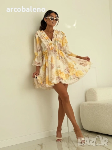 Елегантна дамска рокля, 3цвята , снимка 2 - Рокли - 53939581