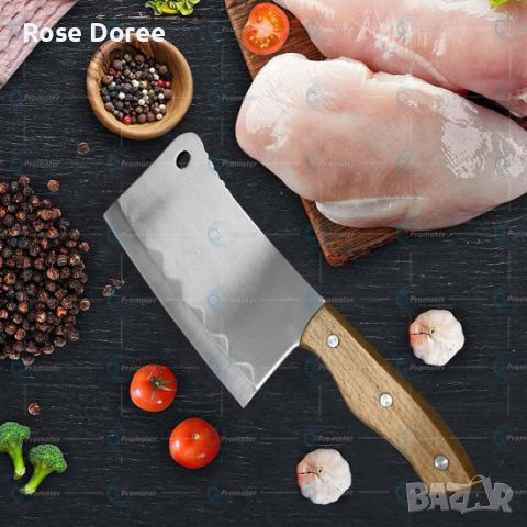 Кухненски сатър секира нож касапски, снимка 1 - Ножове - 45509295