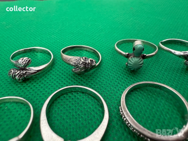 Сребърни пръстени от 20 до 25лв. №7442, снимка 8 - Антикварни и старинни предмети - 51943002
