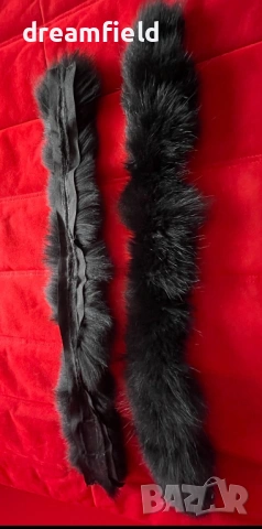 Яки, ленти за качулка- естествен косъм лисица., снимка 7 - Шалове - 50026436