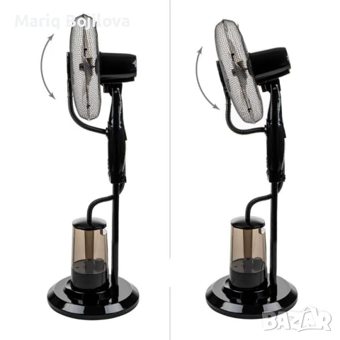 Вентилатор с водна мъгла 16'', 75W, LED, дист. упр-е, снимка 4 - Вентилатори - 50554427