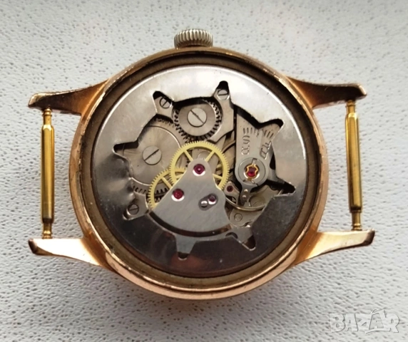 ПРОДАВАМ РЪЧЕН ШВЕЙЦАРСКИ МЕХАНИЧЕН ЧАСОВНИК - ADLON, снимка 4 - Антикварни и старинни предмети - 53498119