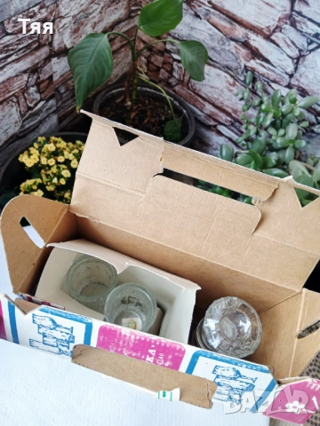 НОВ стъклен сервиз за ракия , снимка 4 - Сервизи - 54243196