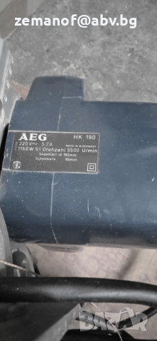 Рьчен циркуляр Аег, снимка 3 - Циркуляри - 32311513