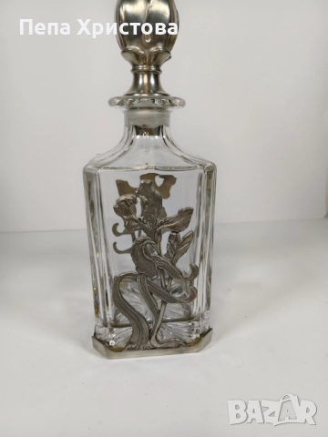 Гарафа за yиски от белгийски оловен кристал