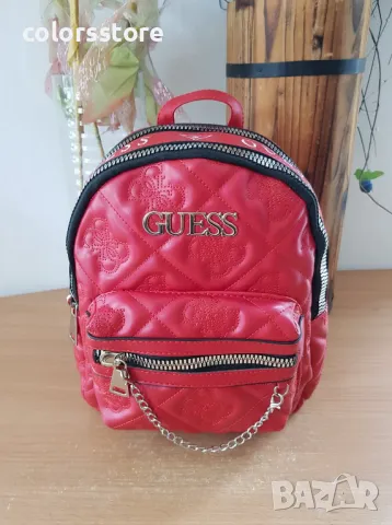 Червена раница Guess код SG92, снимка 2 - Раници - 35080818