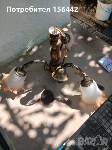 Полюлеи тройка кована мед.Винтидж.