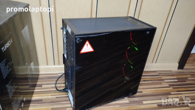 Продавам чисто нов геймърски компютър Turbo-X Erebus E3511, снимка 2 - Геймърски - 53957232