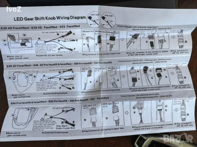 Продавам скоростен лост за Bmw , снимка 6 - Аксесоари и консумативи - 50301190