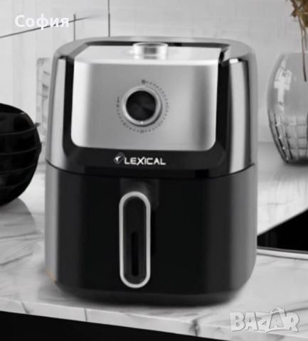 Фритюрник с горещ въздух Lexical Airfryer, снимка 3 - Фритюрници - 45638173