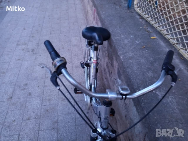 28 цола алуминиев велосипед с 7 скорости усилени капли амортисьори предни като нов , снимка 4 - Велосипеди - 50739721