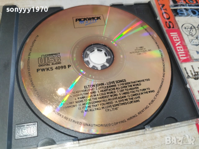 ELTON JOHN CD-ВНОС GERMANY 0603261715H2E6R, снимка 8 - CD дискове - 53737279