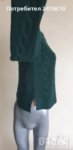 POLO Ralph Lauren Cable Wool / Cashmere Knit Womens Size M НОВО!  ОРИГИНАЛ! Дамски Пуловер, снимка 18 - Блузи с дълъг ръкав и пуловери - 52584616