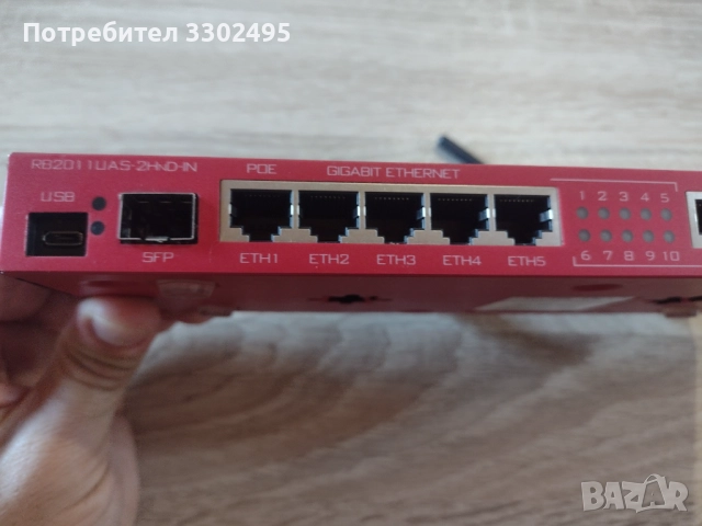 Mikrotik RB2011UAS-2HnD-IN, снимка 5 - Рутери - 52451560