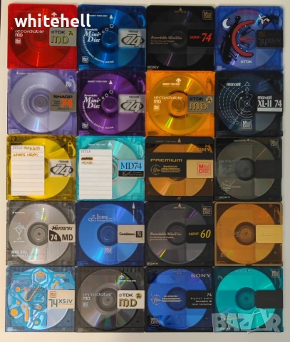 Колекционерски комплект 20бр. Мини Дискове - Minidiscs - 74 минути