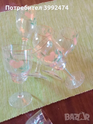 Ретро чаши за вино, 1976г., снимка 2 - Чаши - 51434308