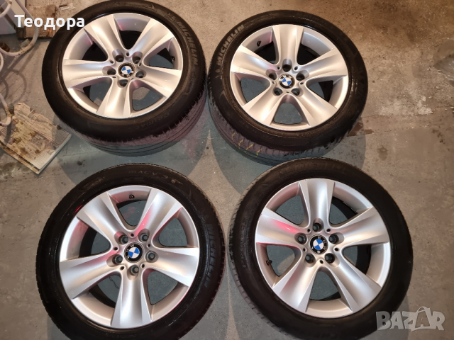 Оригинални джанти за BMW 5 серия F10 с летни гуми, снимка 1 - Гуми и джанти - 45021071