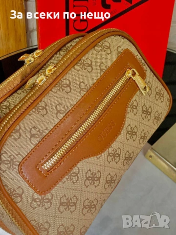 Guess Дамска Чанта С Дълга Дръжка За През Рамо Гес - Различни Цветове Код A1357, снимка 4 - Чанти - 53932257