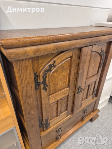 Масивен старинен античен шкаф, снимка 5 - Секции и витрини - 52503412