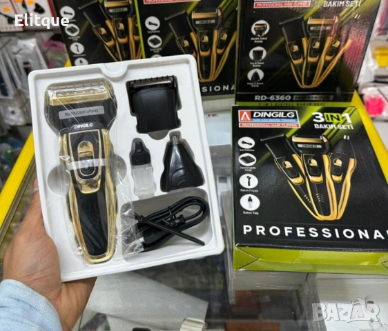 Машинка за подстригване и тример 3 в 1 Gemei GM-595