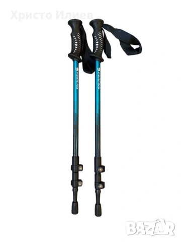 Туристически Щеки за трекинг Ferrino разтегателни Сгъваеми Телескопични , снимка 7 - Спортна екипировка - 53720122