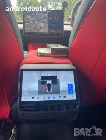  Tesla Model 3/Y Заден HeadUp Дисплей/AndroidAuto/Carplay, снимка 8 - Аксесоари и консумативи - 46392522