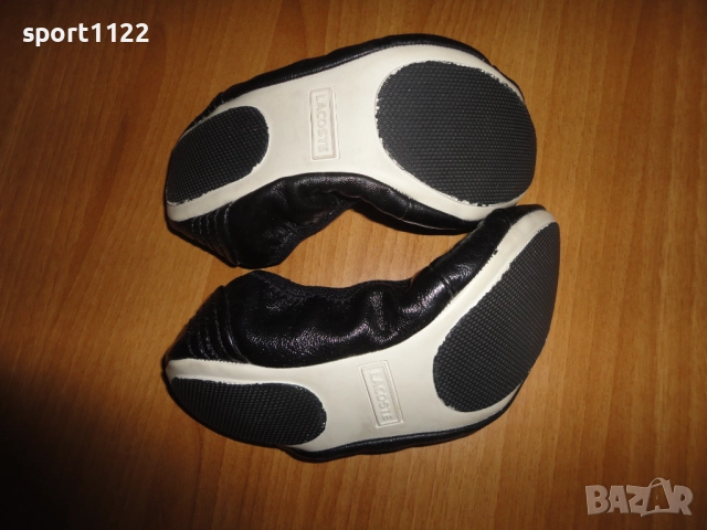 N37 Lacoste/естествена кожа/дамски балеринки, снимка 4 - Дамски ежедневни обувки - 52144015