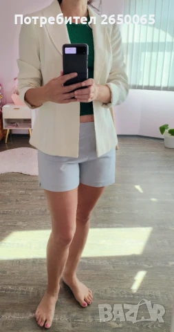 Бяло сако размер М, снимка 4 - Сака - 51059072