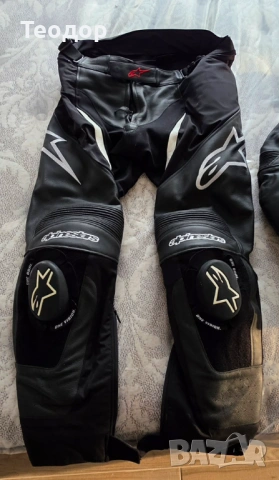 Мото екип от 2 части + обувки Alpinestar, снимка 6 - Други - 53999078