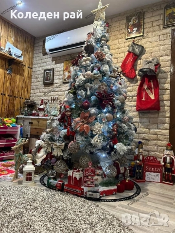 СНЕЖНИ ЕЛХИ Снежен сън с два вида клони – дебели и тънки, смесени за перфектен зимен ефект, снимка 3 - Декорация за дома - 52344604