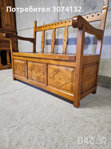 Пейка с ракла в стил Рустик, снимка 2 - Дивани и мека мебел - 52159019