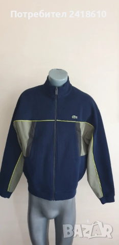 Lacoste Full Zip Pique Cotton Loose Fit Mens Size M НОВО! ОРИГИНАЛ! Мъжко Горнище с цял Цип!, снимка 8 - Спортни дрехи, екипи - 51706542