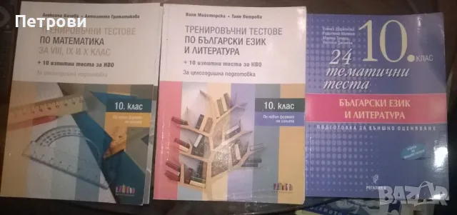 Помагала за матурите в 10 клас, снимка 1 - Учебници, учебни тетрадки - 47198372