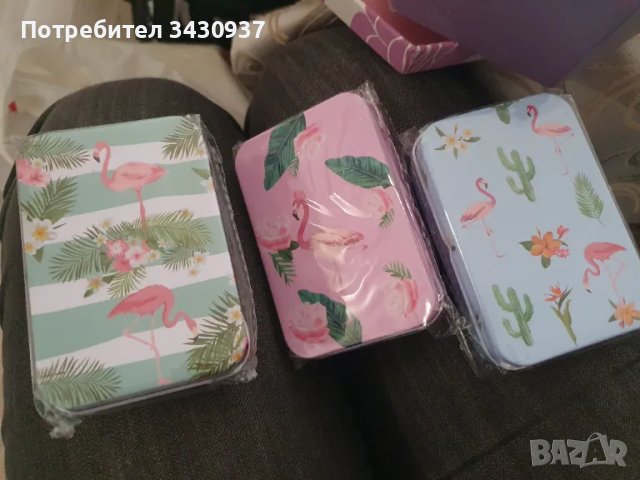 Кутия метална 9.6x6.4x2.7 см АСОРТЕ правоъгълна