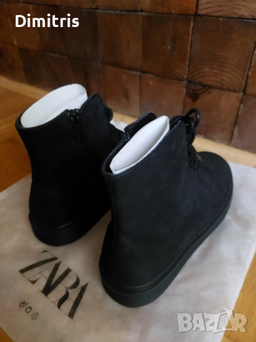  Високи кожени кецове, снимка 5 - Кецове - 52778155