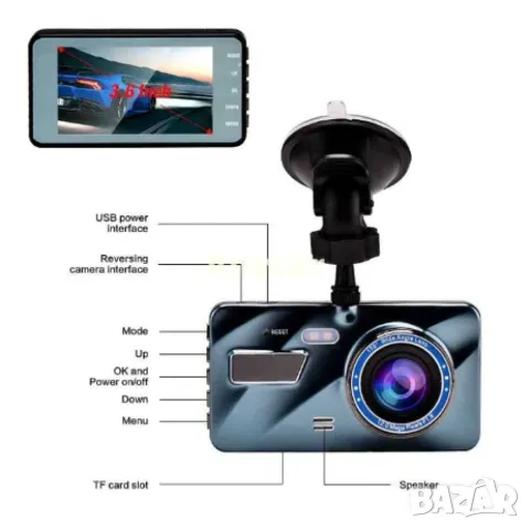 Видеорегистратор Cam Car DVR 1080P - Пълноценен асистент за вашето пътуване, снимка 4 - Други - 46970689