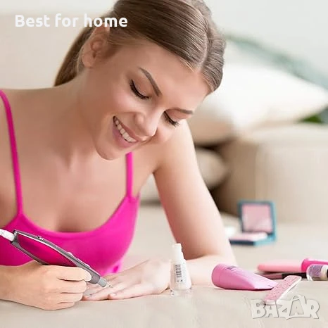 Комплект за професионален маникюр и педикюр BEAUTURAL,10 приставки , 20 шлифовъчни ленти, снимка 6 - Други - 50584173