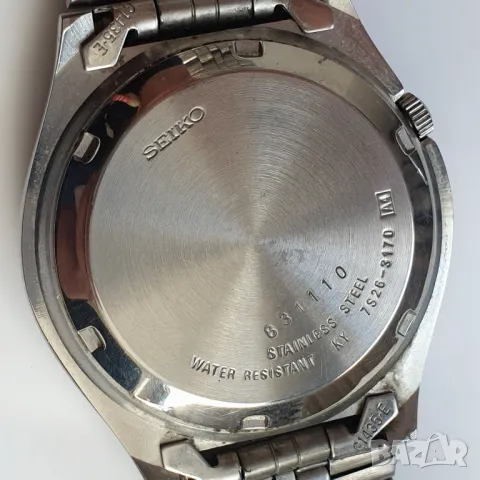  Мъжки часовник Seiko 5 Automatic 7S26-3170, снимка 11 - Антикварни и старинни предмети - 49587929