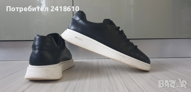 Hugo Boss Leather Mens Size 43/27. 5 - 28см ОРИГИНАЛ! Мъжки спортно - елегантни обувки естествена ко