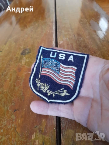 Стара емблема USA, снимка 2 - Други ценни предмети - 50658474