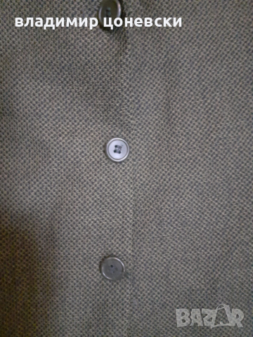 Мъжко италианско вълнено сако,цвят пастелно зелено, снимка 3 - Спортни дрехи, екипи - 53607230